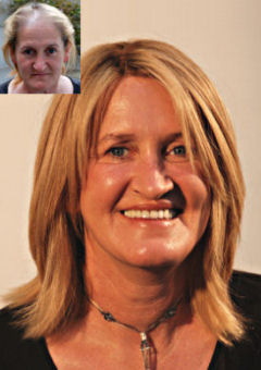 Vivien with her new look from 10 Years Younger